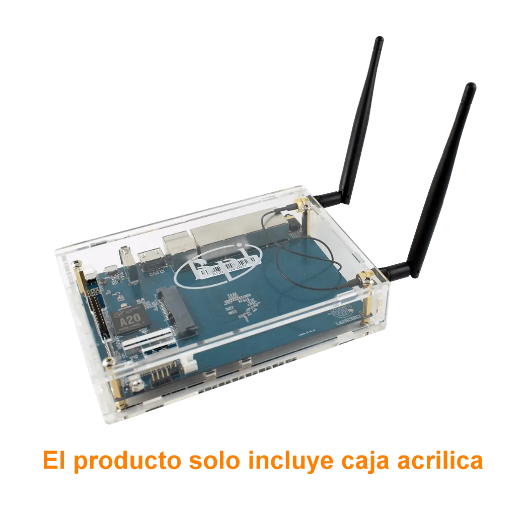 BANANAPI Caja Acrilica Transparente armable para BPI-R1 1