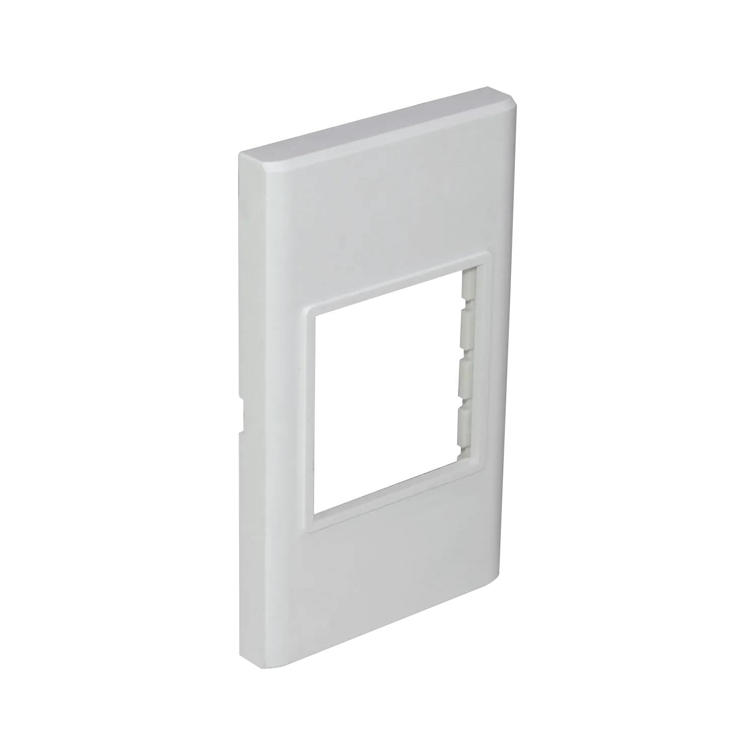Faceplate Multimedia de 2 Espacios, Placa Mural Blanca, 120x70mm, LY-116 1