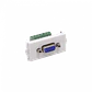 Modulo VGA DB15-Hembra-Regleta-10p DE-15/HH HD15-3-Filas p/FQ1-FQ2-FQ3 - Miniatura 1