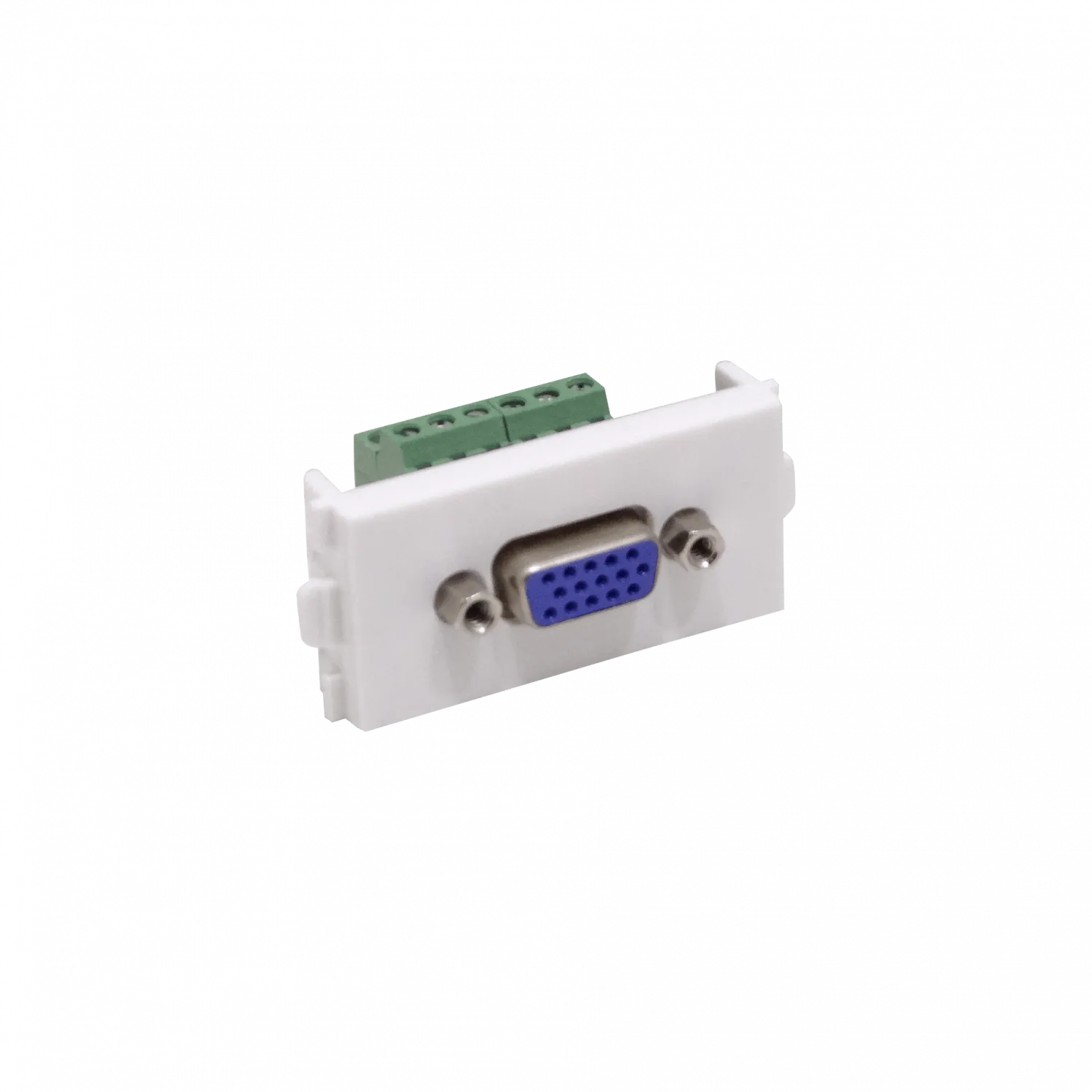 Modulo VGA DB15-Hembra-Regleta-10p DE-15/HH HD15-3-Filas p/FQ1-FQ2-FQ3 1