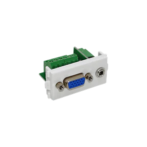 Modulo VGA DB15 3,5mm-HH Hembra-Regleta-10p+3p DE-15/HH p/FQ1-FQ2-FQ3