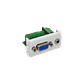 Modulo VGA DB15 3,5mm-HH Hembra-Regleta-10p+3p DE-15/HH p/FQ1-FQ2-FQ3 - Miniatura 1