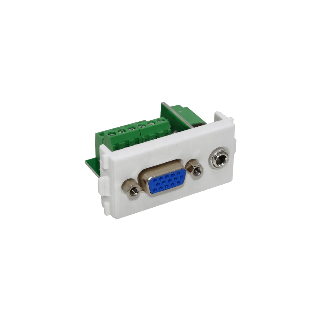 Modulo VGA DB15 3,5mm-HH Hembra-Regleta-10p+3p DE-15/HH p/FQ1-FQ2-FQ3 1