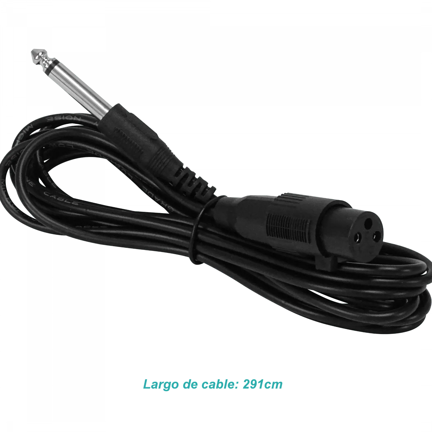 Microfono Direccional Mono 90Hz-13kHz Cable-300mm XLR3 3,5mm 6,35mm 1