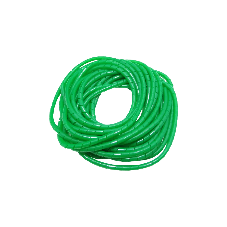 PE Verde 12mt 12/15/0,85mm Espiral Atrapa Cable Ordenador 1