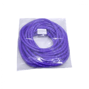 PE Morado 12mt 12/15/0,85mm Espiral Atrapa Cable Ordenador