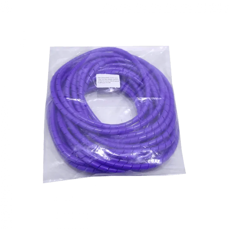 PE Morado 12mt 12/15/0,85mm Espiral Atrapa Cable Ordenador 1