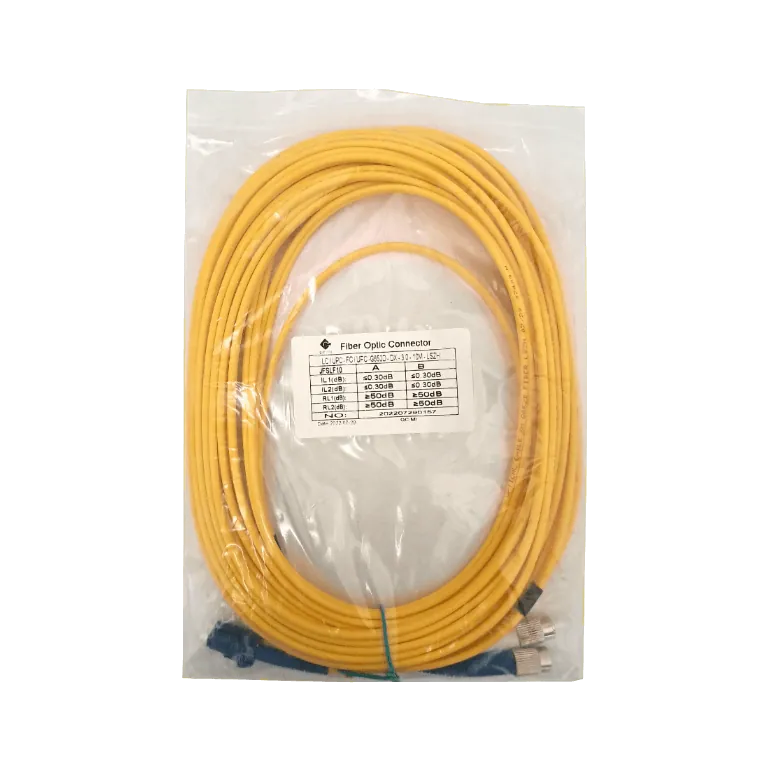10mt LC-FC MonoModo SM Duplex Jumper Cable Fibra 9/125um LSZH 1