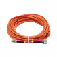 15mt LC-FC OM1 MultiModo MM Duplex Jumper Fibra 62.5/125um LSZH - Miniatura 1