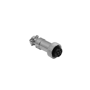 Conector GX12 Hembra Volante de 7 Pines Soldable GX12HV-7