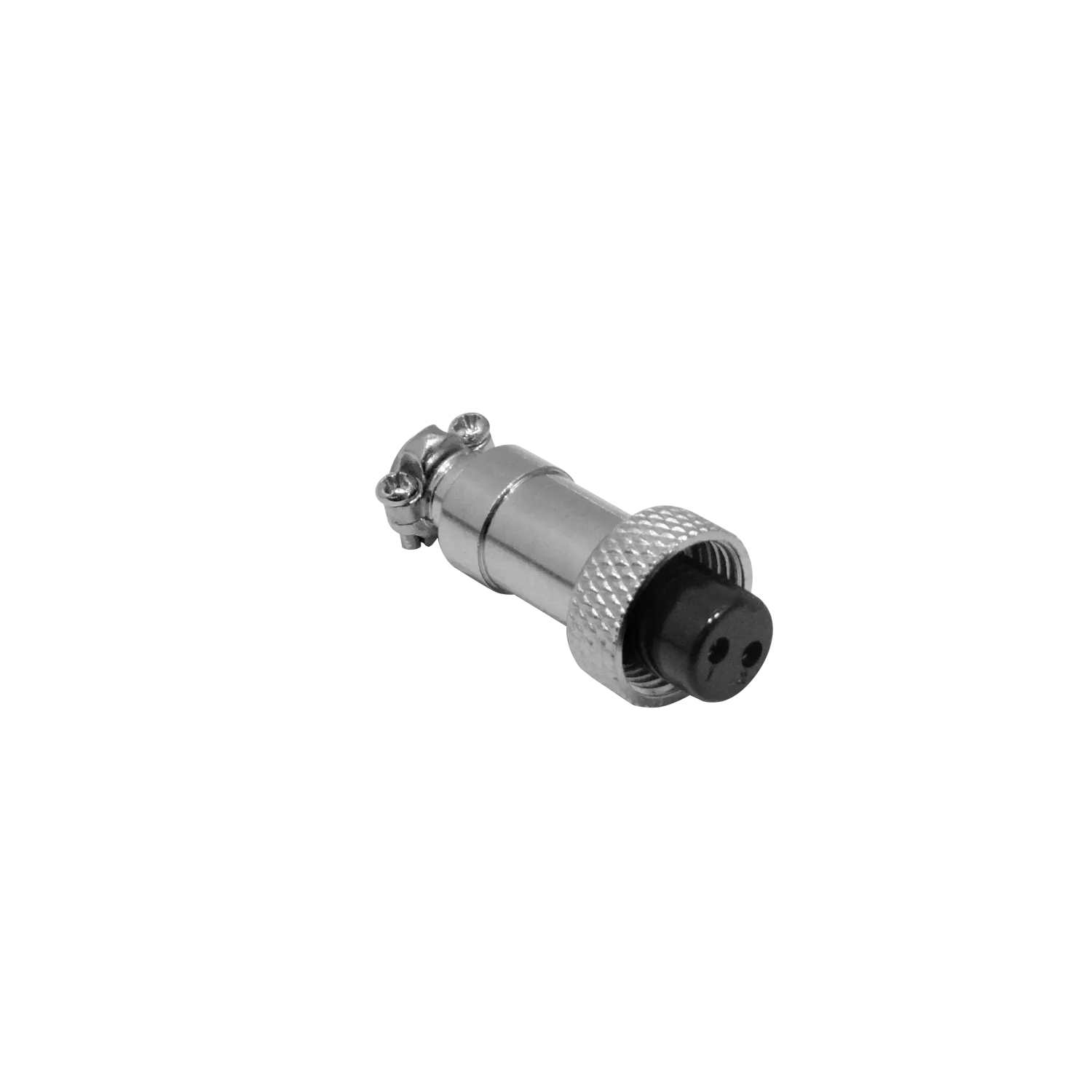 Conector GX12 Hembra Volante de 2 Pines Soldable GX12HV-2 1