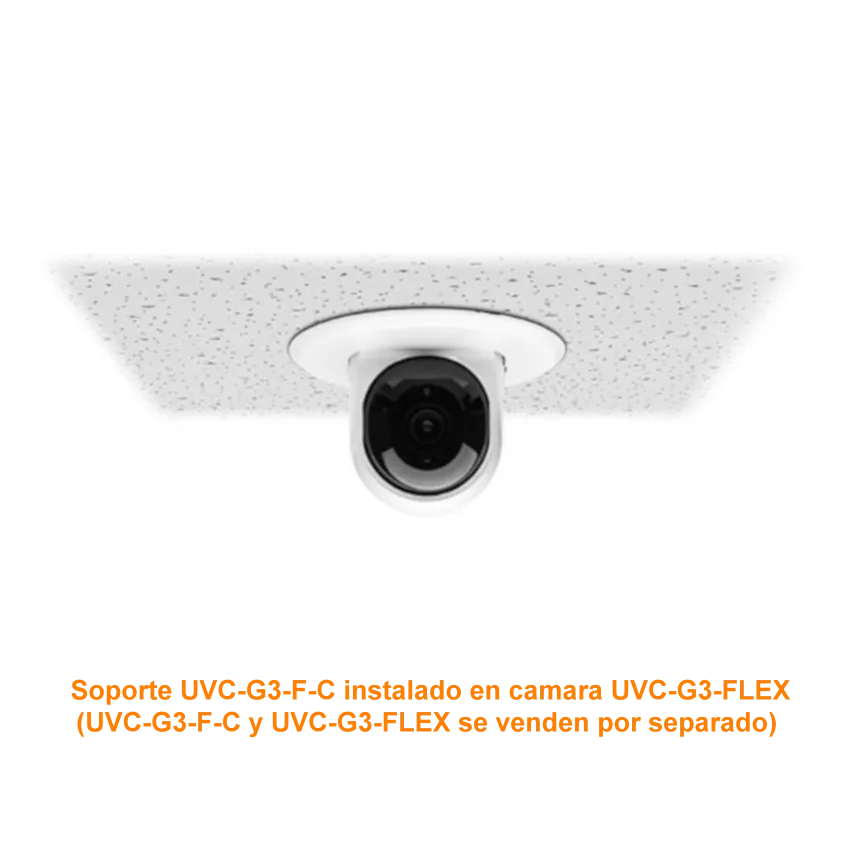 Soporte Falso Techo Ubiquiti UVC-G3-F-C - Para UVC-G3-FLEX, Montaje en Techo 1