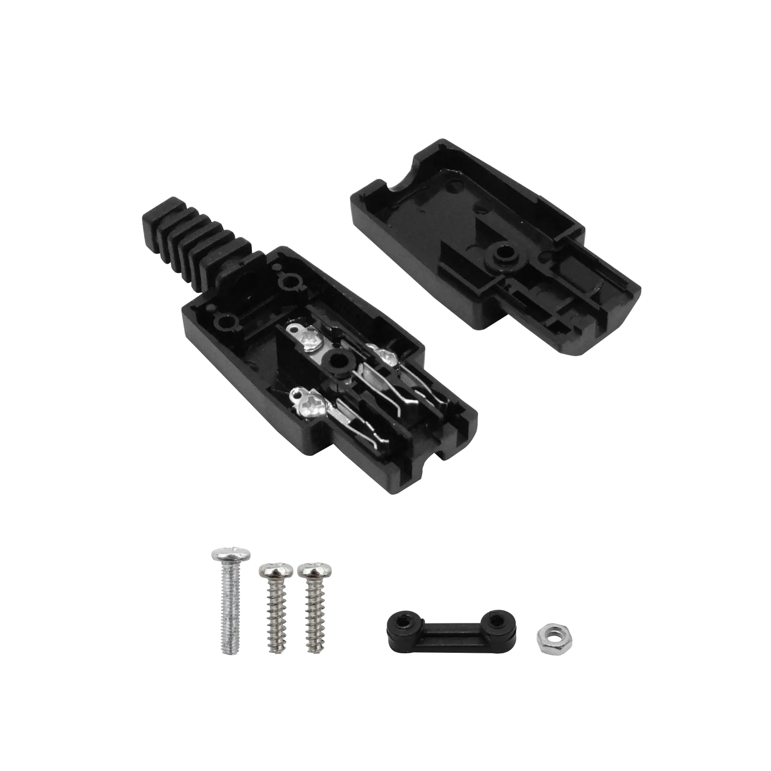 Enchufe Hembra C15 Volante Computacion 10A Negro 1