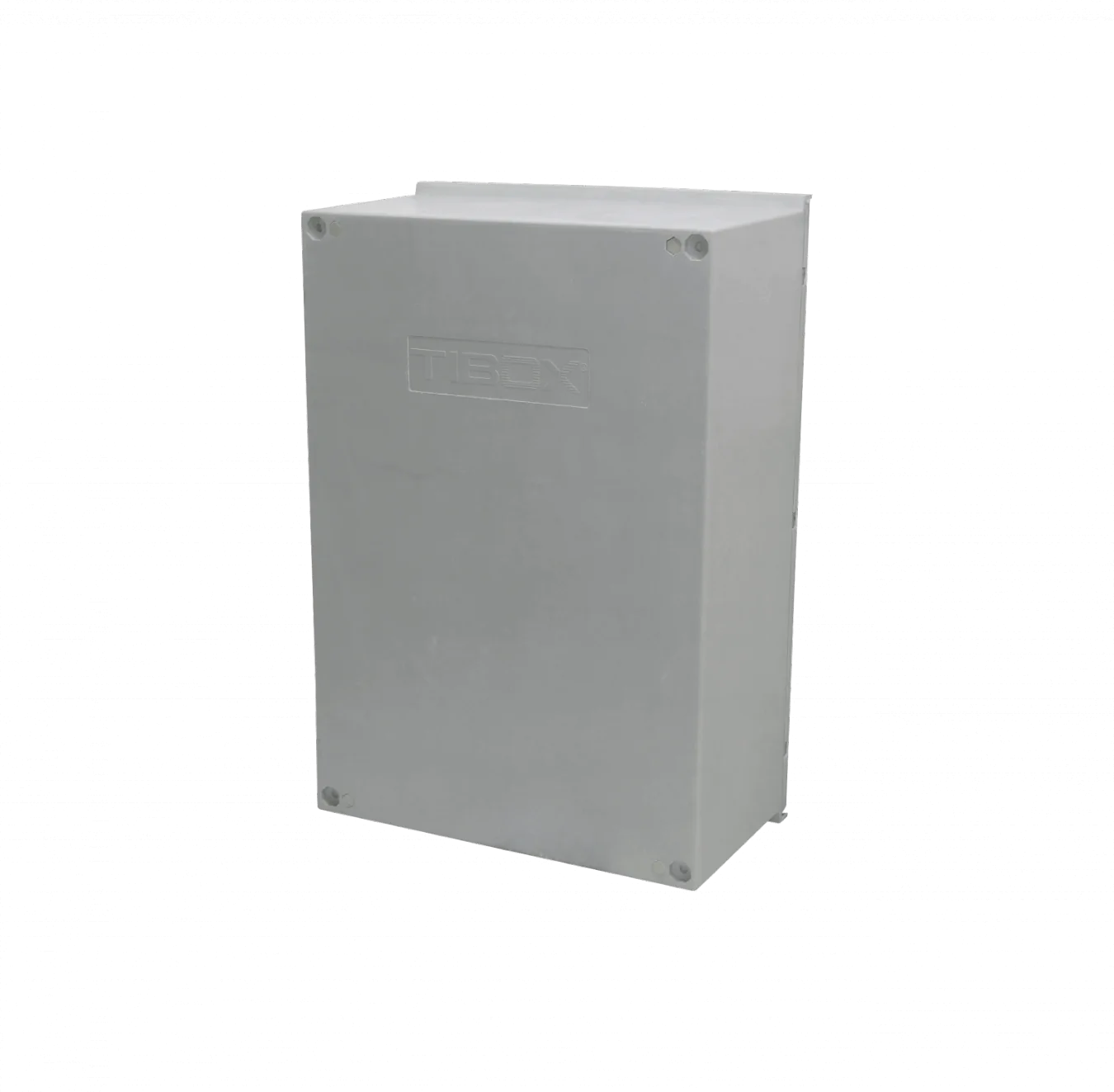 Tablero poliester Tibox TIP-64 600x400x230mm estanco gris IP65 con placa< 1