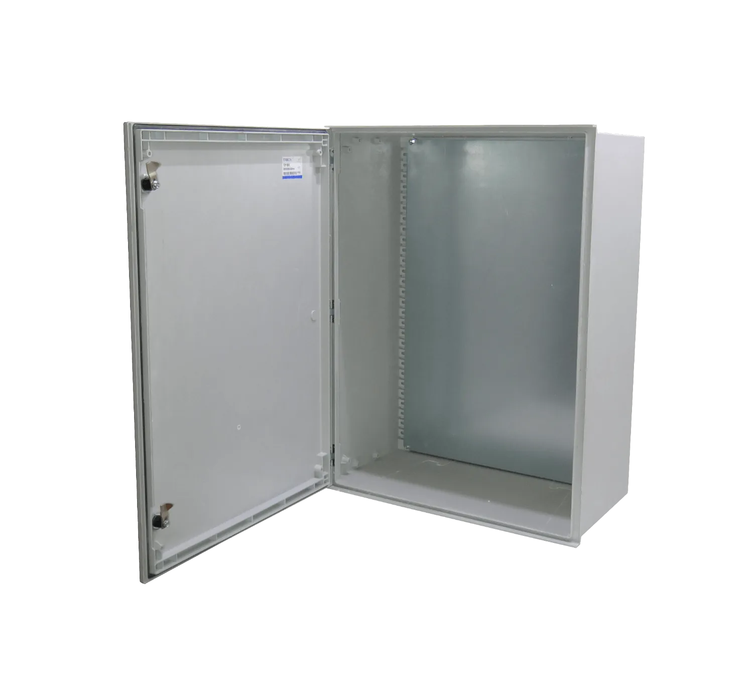 Tablero poliester Tibox TIP-86 800x600x300mm estanco gris IP65 con placa 1