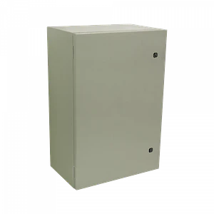 Caja metalica Tibox ST4-625 600x400x250mm 2 chapas IP66 beige con placa