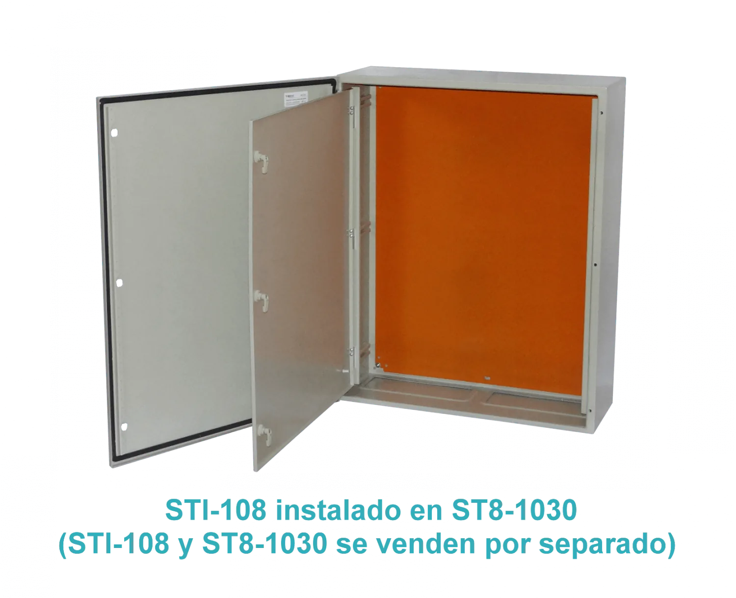 Contratapa Tibox STI-108 1000x800mm para tablero ST8-1030 tapa interior abatible 1
