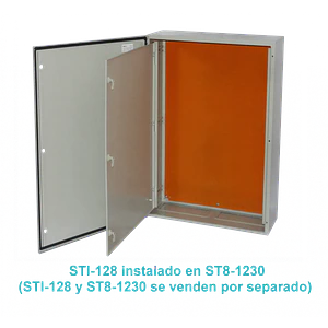 Contratapa Tibox STI-128 1200x800mm para tablero ST8-1230 tapa interior abatible