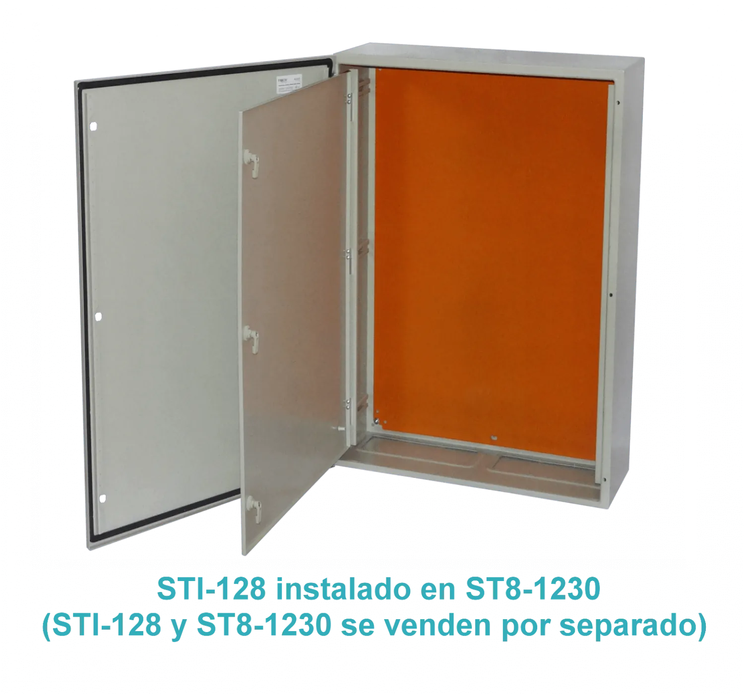 Contratapa Tibox STI-128 1200x800mm para tablero ST8-1230 tapa interior abatible 1