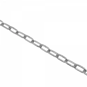 Cadena 4mm por metro Eslabon-32x15mm Cromada
