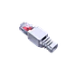 Conector RJ45 Macho UTP Auto-Punchable Cat6 Unifilar/Multifilar Blanco - Miniatura 1