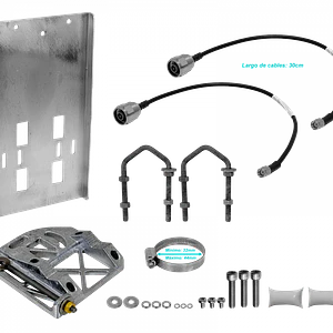 ALGCOM ISO+RAD 11GHz 0,3m 30dBi 10,0-11,7GHz 4º 2x2 2-RPSMA-H Antena