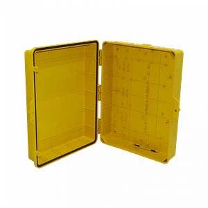 Caja Exterior ALTELIX NP171406Y Amarilla 432x355x152mm IP55 NEMA3 PC+ABS