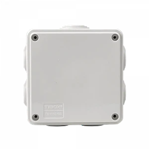 Caja estanca Tibox MTC-1 100x100x50mm blanca IP66 7 conos 4 tornillos