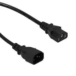 ULINK 3X0,75MM2 C13-C14 6A 1,8MT MACHO-HEMBRA CABLE PODER 180CM