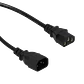 ULINK 3X0,75MM2 C13-C14 6A 1,8MT MACHO-HEMBRA CABLE PODER 180CM - Miniatura 1