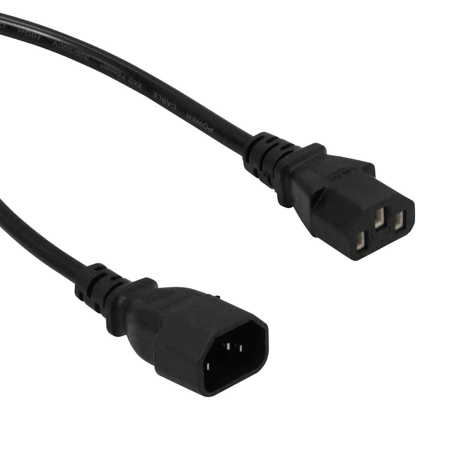 ULINK 3X0,75MM2 C13-C14 6A 1,8MT MACHO-HEMBRA CABLE PODER 180CM 1