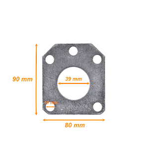 Placa Repuesto LINKMADE MAST-GP38 para Mastil Guy Plate 38mm