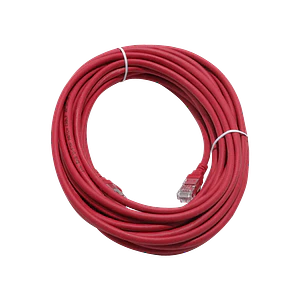 Cable Patch LINKMADE Cat6A U/FTP Rojo LSZH, 10m, Inyectado, Multifilar  
