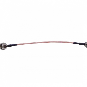 CRC9-M-90º a F-Macho RG316 Cable Coaxial 15cm