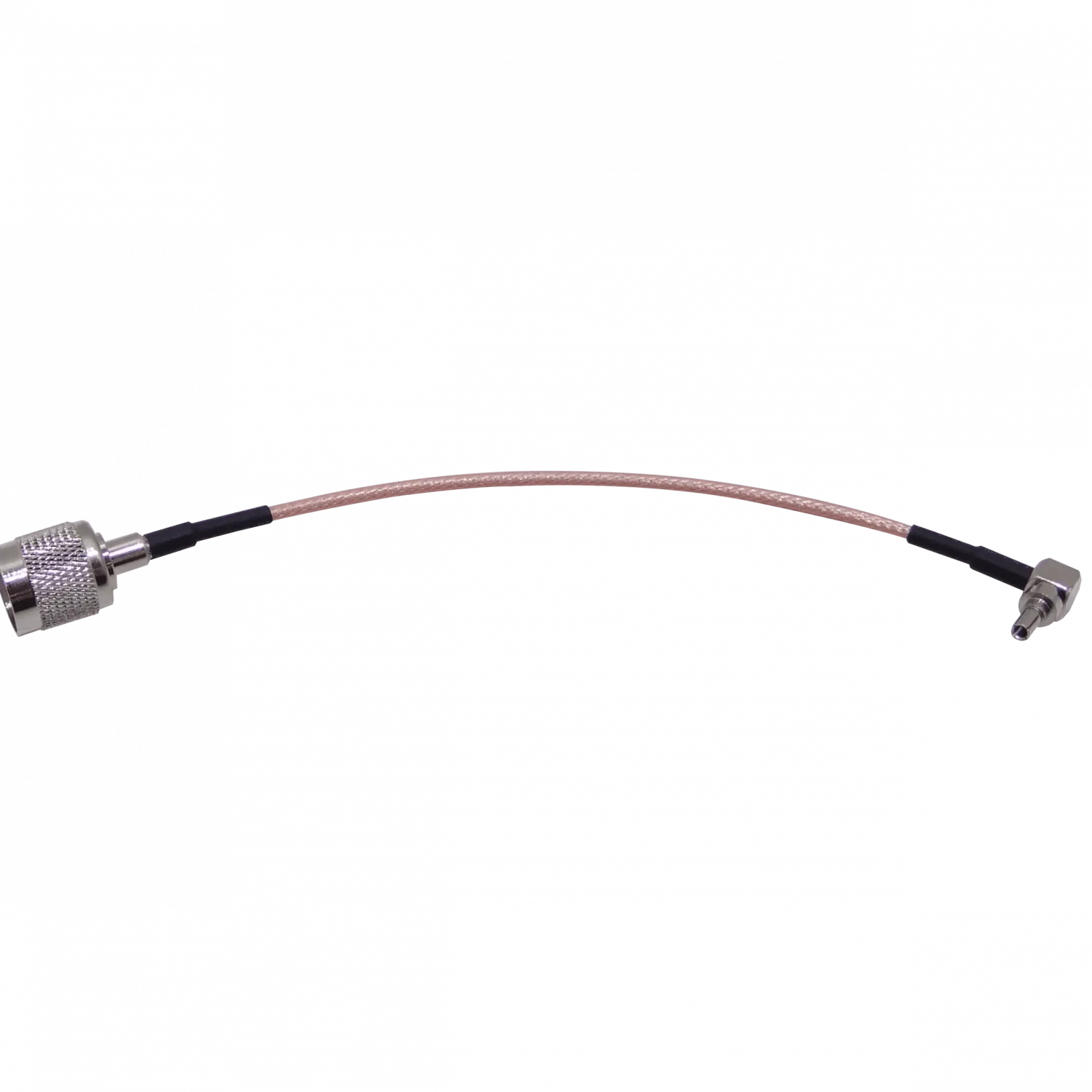 CRC9-M-90º a .TNC-Macho RG174 Cable Coaxial 20cm 1