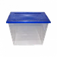 WENCO Caja c/Tapa 27Lts Transpar 33x42cm 30cm-Alt PP Rectangular Mybox - Miniatura 1