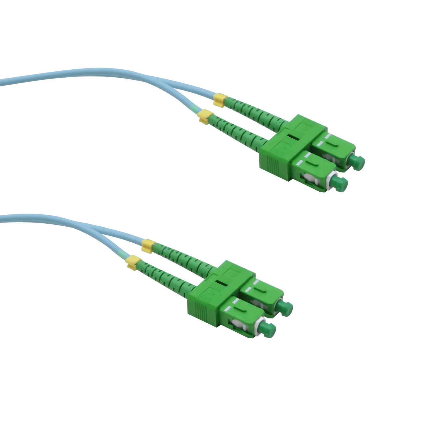 1mt SC/APC-SC/APC OM3 Multimodo MM Duplex Jumper Fibra LSZH 1