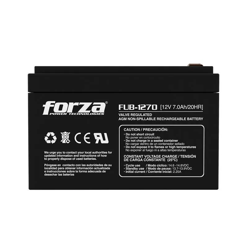 Batería para UPS Forza FUB-1270, 12V, 7A 1