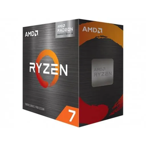 Procesador AMD Ryzen 7 5700G, AM4 , 8-Core, 3,8Ghz (Max boost 4.6Ghz), Radeon Vega Graphics 1