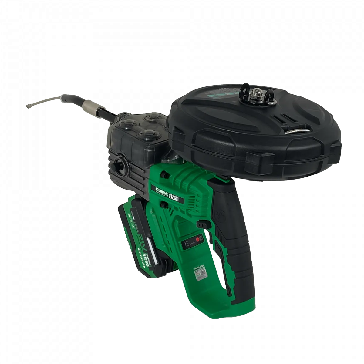 Laucha Pasacable 20mt Electrica Motorizada inc-Bateria Litio 21V 1