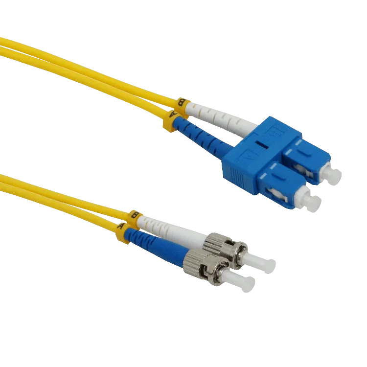 3mt ST/UPC-SC/UPC MonoModo SM Duplex Jumper Cable Fibra 9/125um 3mm 1