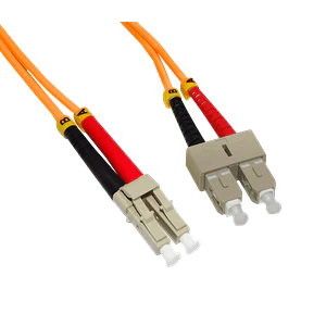 3mt LC-SC OM1 MultiModo MM Duplex Jumper Fibra 3mm 62.5/125um