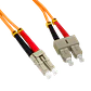3mt LC-SC OM1 MultiModo MM Duplex Jumper Fibra 3mm 62.5/125um - Miniatura 1
