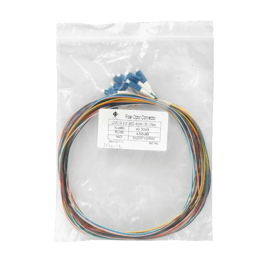 LC SM 1,5mt 12-Unidades Pigtail MonoModo SingleMode 12-Colores-distint 1