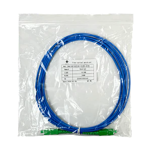 LSZH Blindado 3mt SC/APC-SC/APC SM Simplex JumperFibra 3.0mm 9/125um