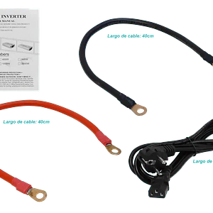 Inversor de Corriente INV-2000W 2000W/4000W 12VDC a 220VCA con Ventilador