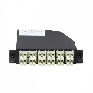 Cassette de Fibra Óptica Pre-conectorizado OM1 24-LC a 2-MPO/M para Panel 1U - CALCOM1