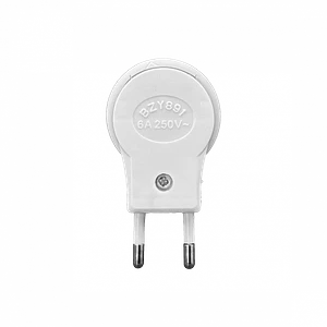 Soquete E27 enchufe nacional macho con interruptor req-Ampolleta
