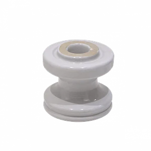 REMA Aislador Porcelana Blanco Carrete 25 KV cod-3120 C-M 53-2 PRC