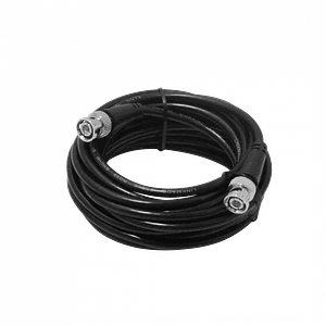 Cable RG59 Coaxial BNC-M a BNC-M, 5m Negro, para CCTV
